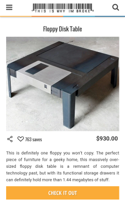Floppy Coffee Table