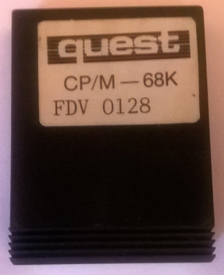 Quest CP/M 68K Boot MDV Cartridge