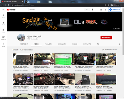 QLE latest videos on QLvsJAGUAR YouTube channel (2021-02-15)